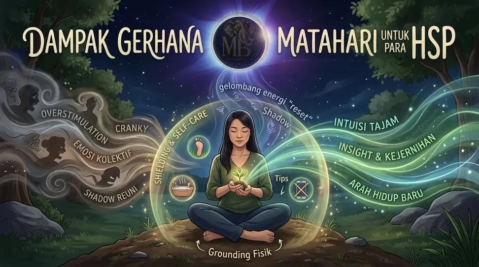 Pesan Spiritual & Reset Energi Gerhana Matahari 12 Agustus 2026